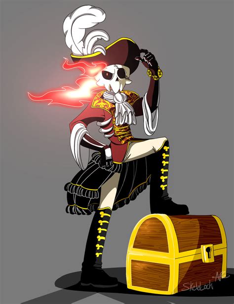 skeleton pirate by skelelock on deviantart