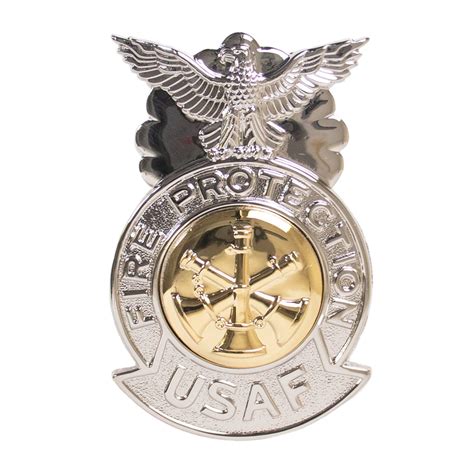 Usaf Assistant Fire Protection Badge Vanguard Industries