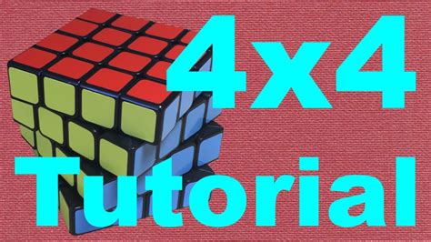 How To Solve The 4x4 Rubiks Cube V2 Youtube
