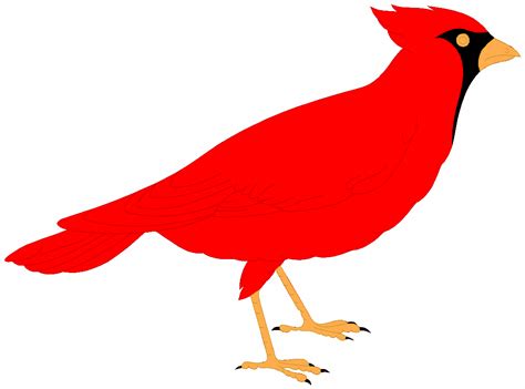Red Bird Clipart Clipart Best
