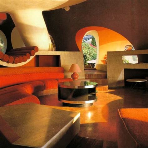 Futuristic 60s Interior Design Futuristic Furniture Retro Interior