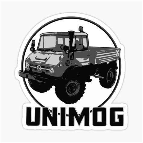Unimog Grey Sticker For Sale By Groenendijk Redbubble