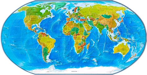World Physical Map Wallpapers And Pictures Hd Wallpapers