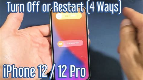 Iphone 12 How To Turn Off Or Restart 4 Ways Youtube