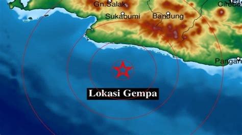 Gempa Guncang Jawa Barat Pagi Ini Minggu Mei Baru Saja Guncang Di Laut Info Terkini