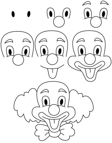 Apprendre A Dessiner Un Clown Pencil Drawings For Beginners Art