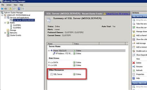 Fix SQL Server Agent on Windows Failover Cluster CSDN博客