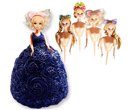 Buy Rkpm Homes Teen Doll Pick Cake Decoration Ethnic 6 Pack Utensils