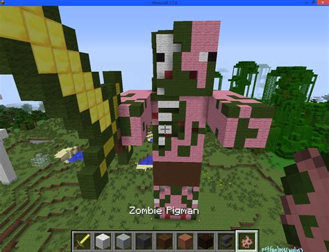 Zombie Pigman Head Minecraft