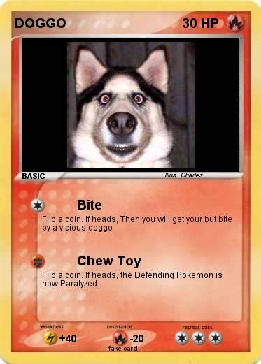 Pokémon Doggo 104 104 Bite My Pokemon Card