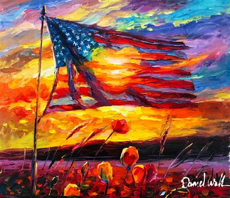 American Dream Oil Painting By Daniel Wall