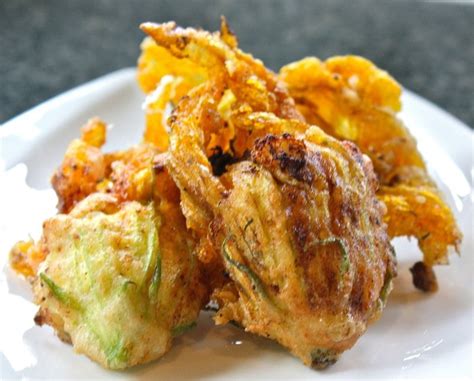 Growing your zucchini not only gives you access to the fruit at its prime; Zucchini Flowers Deep Fried - A Canadian Foodie
