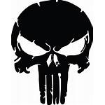 Punisher Skull Vector Clipart Distressed Decal Jeep