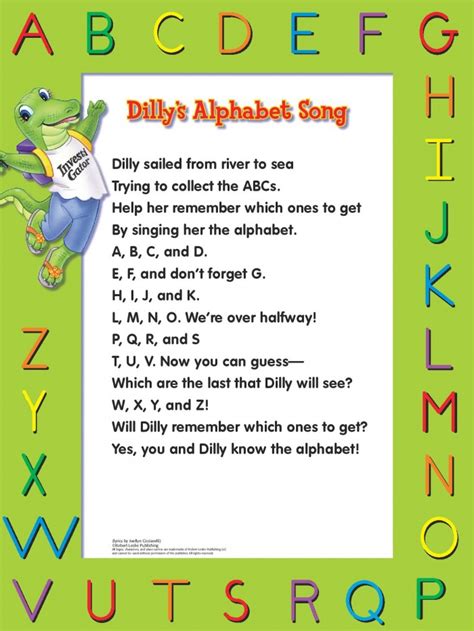 This song might also help pupils learning english … Dilly's Alphabet Song - Dilly's Tree House