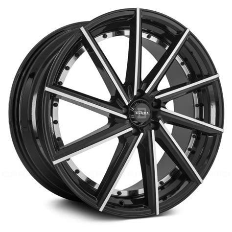Blade® Brvt 453 Renata Wheels Black With Machined Face Rims Brt