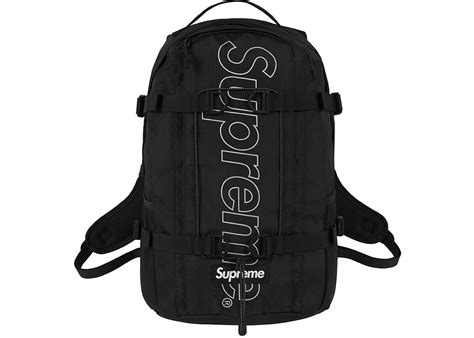 Supreme Backpack Fw18 Black Stockx News