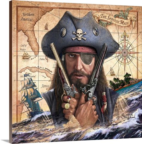 Spanish Main Pirate Wall Art Canvas Prints Framed Prints Wall Peels Great Big Canvas