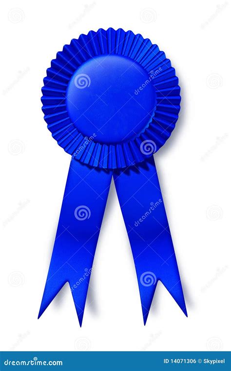 Blue Ribbon Prize First Place Award Royalty Free Stock Image Image
