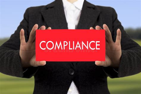 Compliance Stock Image Image Of Text Background Company 80656863