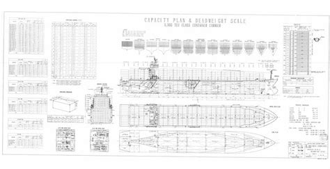 25845926 General Arrangement Plan Of 3300teu Container Shippdf Boat