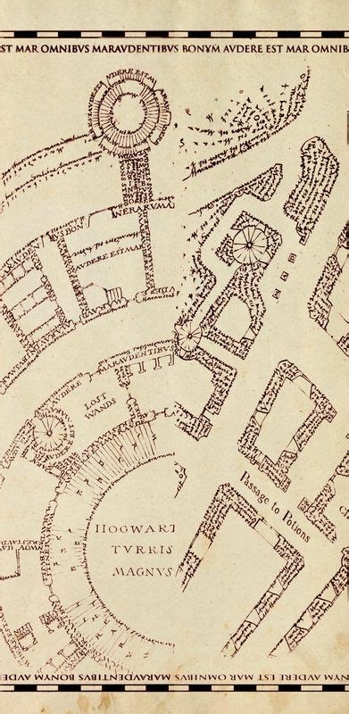 La carte du maraudeur imprimable  Fangirl potter  La carte du