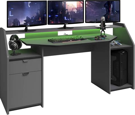 Parisot Setup Gaming Desk With Led Lights