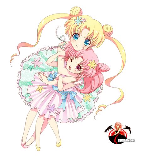 Tsukino Usagi Chibiusa Sailor Moon Render Png By BigBang On DeviantArt