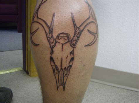 Deer Skull Neck Tattoo Best Tattoo Ideas