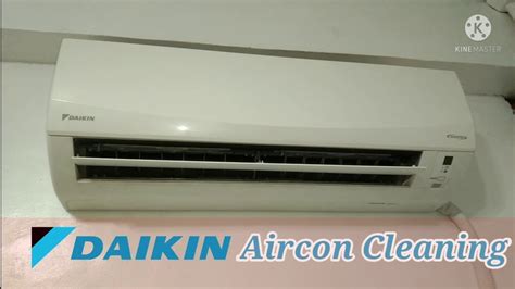 How To Clean Daikin Split Type Aircon Youtube