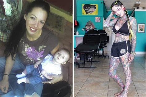 Mum Covers 90 Of Body In Tattoos In Extreme Transformation Daily Star