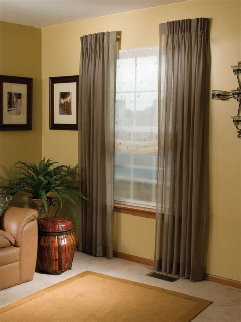 Sheer Side Panels And A Sheer Relaxed Roman Shade Add Sheer Beauty To A