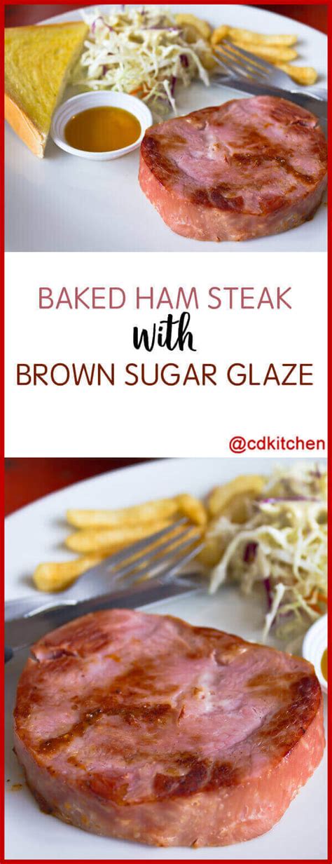 Baked Ham Steak With Brown Sugar Glaze Recipe