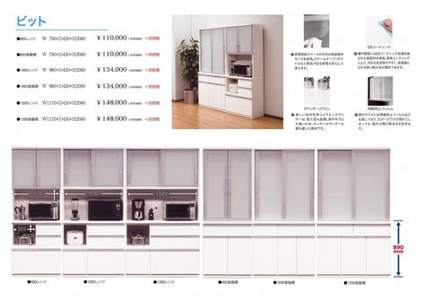 德语版 | 法语版 | 俄语版 | 波兰语版 | 华语版. W79cm・98cm・117cmの3サイズ対応の食器棚＆レンジボードのご紹介 ...