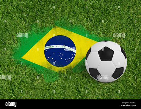 Composite Image Of Black And White Football Stock Photo Alamy