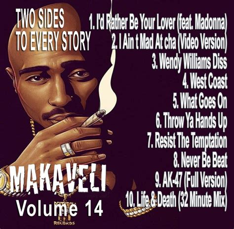 Tu Pac The Original Makaveli 14 Underground Mixtape Cd Etsy