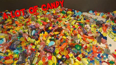A Lot Of Candy Chocolate Sweets Youtube