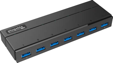 Plugable 7 Port Usb 30 Hub With 36w Power Adapter
