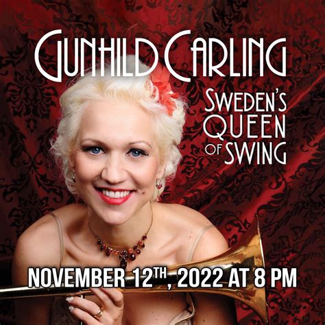 Nov 12 Gunhild Carling Queen Of Swing Woonsocket Ri Patch