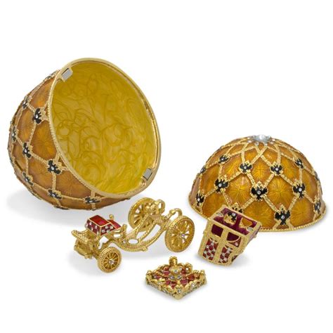 1897 Coronation Royal Russian Egg 7 Inches 670579364591 Ebay