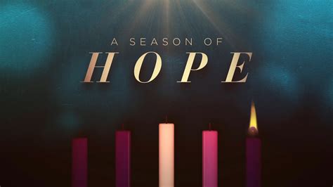 Advent Bokeh Hope Motion Video Background