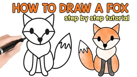 how to draw a fox face step by step for beginners learn how to draw