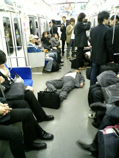 How Japanese Commuters Nap On The Subway And Still Wake Up At Their Stop