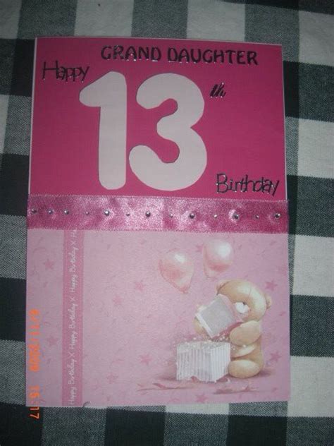 Granddaughter 13th Birthday Card Birthday Cards Cards 13th Birthday