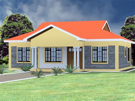 Floor Plan Low Budget Modern 3 Bedroom House Design In Kenya Canvas