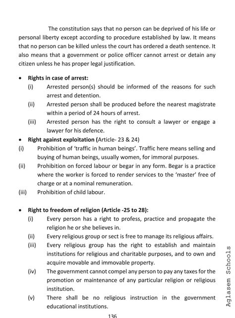Class 9 Social Science (Political Science / Civics) Democratic Rights