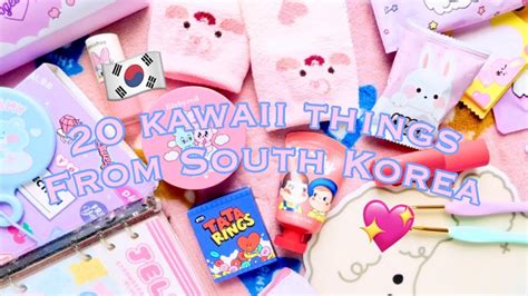 20 Kawaii Things From South Korea Youtube