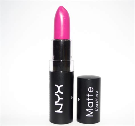 my latest obsession this matte lipstick from nyx cosmetics is called sweet pink nyx