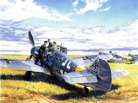 Wallpaper ID 633423 Messerschmitt Bf 109 Germany Artwork