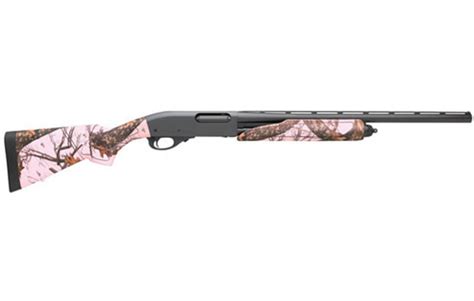 Remington 870 Express Compact 20 Gauge Shotgun With Pink Camo Stock