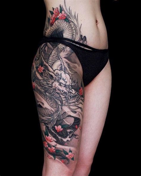 Pin By 𝘤𝘢𝘮𝘪𝘦🧸 On Body Leg Tattoos Women Japanese Tattoo Designs Hip